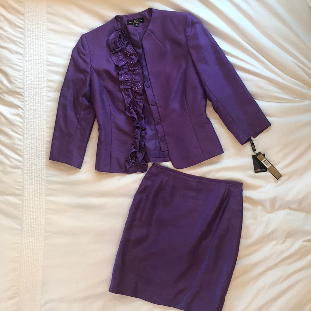 Tahari Luxe Arthur S. Levine -NWT- skirt suit set